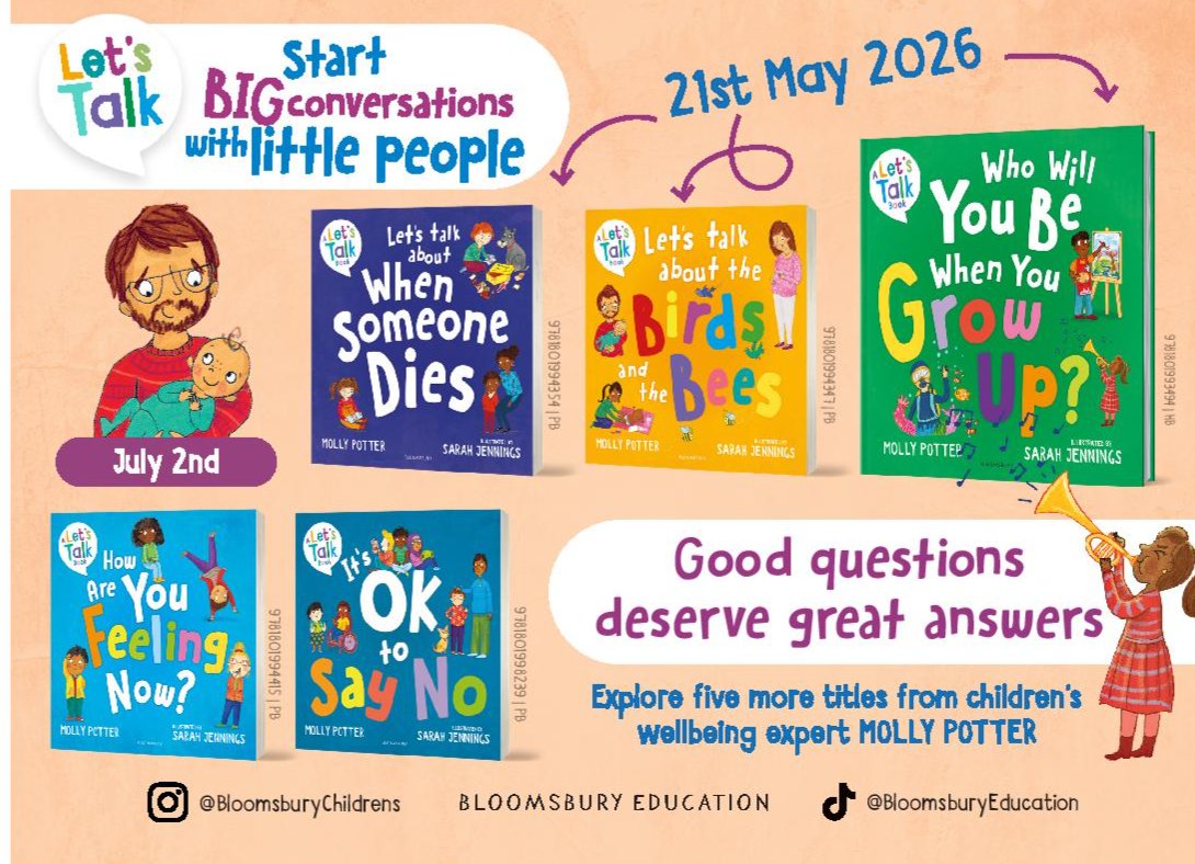 ABCMagazineUK's tweet photo. @BloomsburyBooks has some brilliant books out that can help start difficult conversations with children. https://t.co/Dmqe9XRn8n