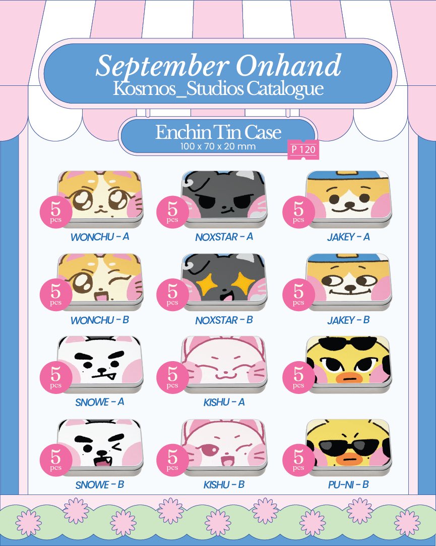 kosmos_studios's tweet photo. ★ hello ! quick onhand sale ★ 

╰ here's the catalogue, dm to order nalang since i don't have time to make order form na 

╰ items with pink circle means limited qty 💗

#enhypen #enchin 
#DunkinPH_ENDLESS #ENDLESSFunMeet https://t.co/PbEUmsuHdW