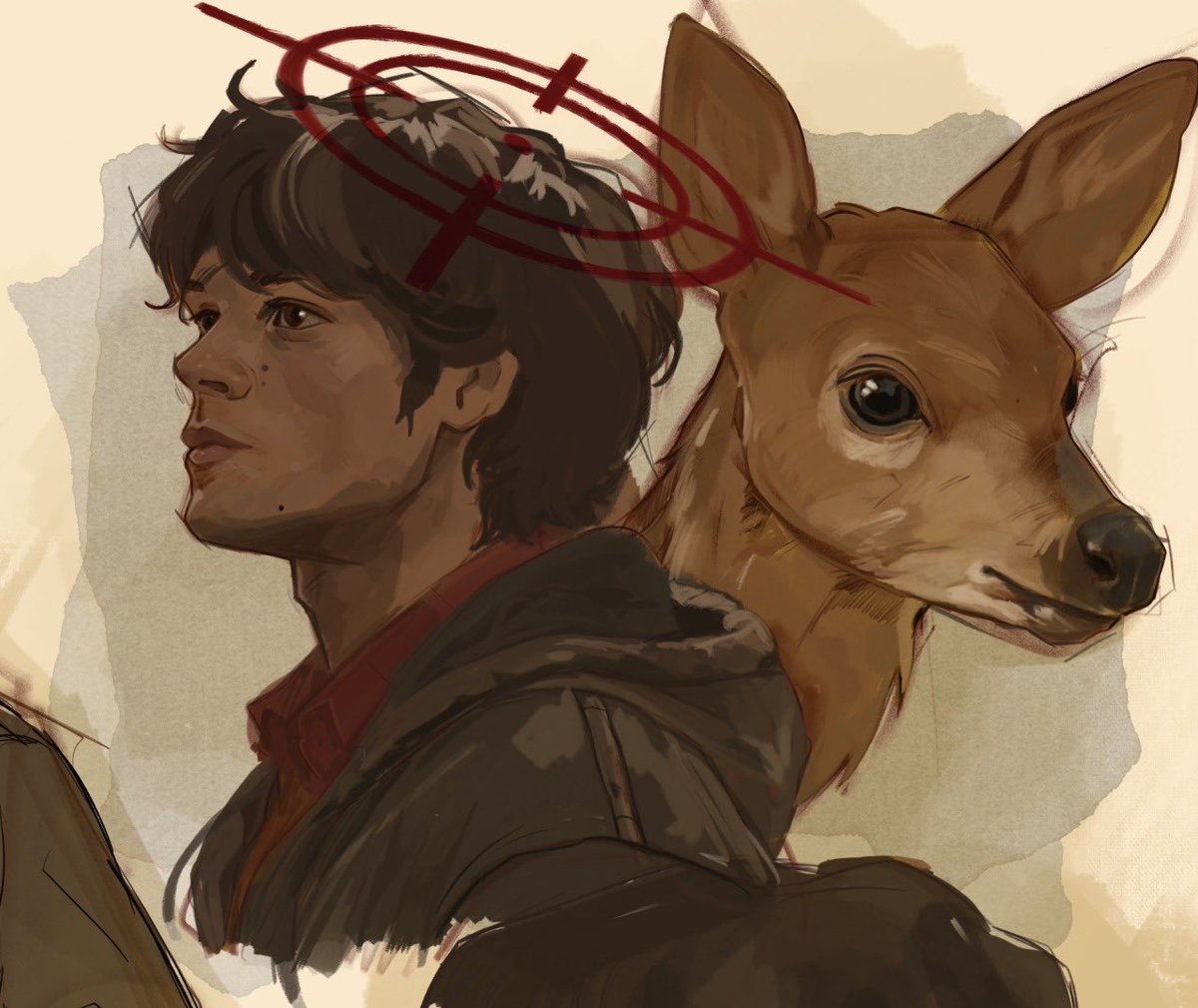 pommepony's tweet photo. since my deans art gotten some traction heres a recap of my #supernatural adjacent fanart! https://t.co/wALNnB1ms9