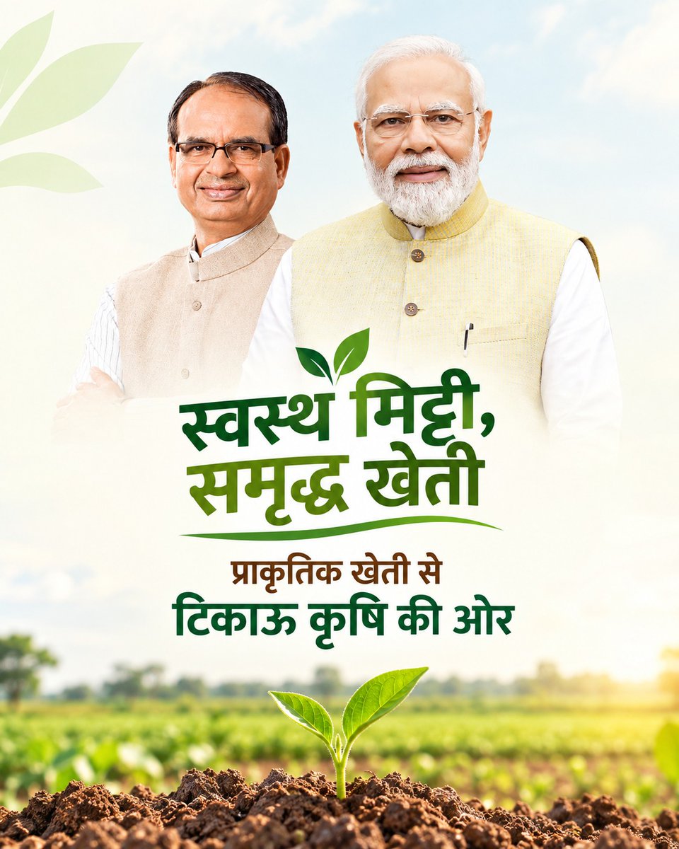 icarindia's tweet photo. मृदा स्वास्थ्य और टिकाऊ कृषि व्यवस्था को मजबूत करने में प्राकृतिक खेती की भूमिका पर National Conference on Agriculture for Rabi Campaign 2026 में चर्चा।
#RabiConference2026 @ChouhanShivraj  @AgriGoI https://t.co/x44ENOUxco