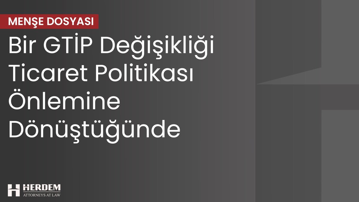 Herdemlaw's tweet photo. Bir tarife pozisyonu denetimde yeniden değerlendirildiğinde ilk sorulan soru genellikle menşe şahadetnamesinin dosyada bulunup bulunmadığıdır. Bu soru gerekli olmakla birlikte asıl meseleyi geciktirir.
Yazının tamamı: https://t.co/b8FlUIxsY2

#DampingÖnlemleri #ABTicareti #HERDEM https://t.co/0GEpslfbte