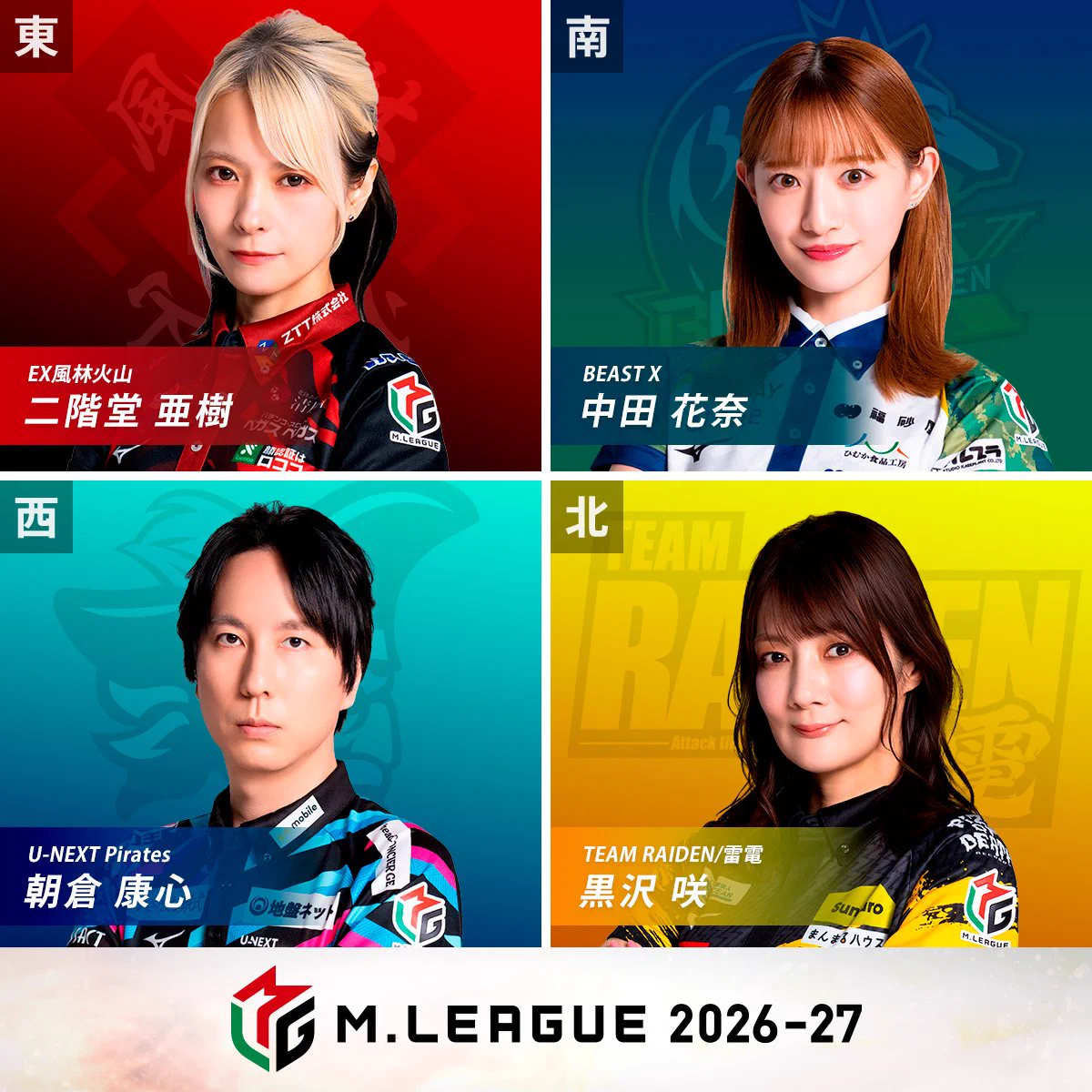 Mリーグ/プロ麻雀リーグ on X: 