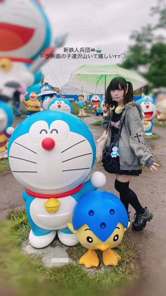 tokimeki_rock_'s tweet photo. ドラえもん尽くしꔛ🎶
ﾋﾟｯﾎﾟもｻﾞﾝﾀﾞｸﾛｽもいた(T^T)♡

 #100ドラ東京 https://t.co/k35Ok68b31