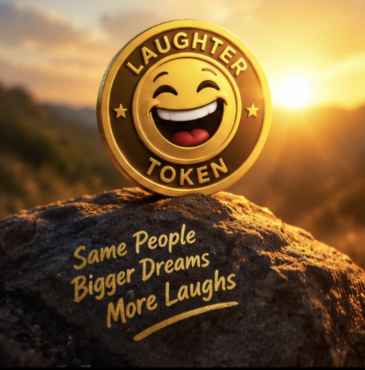 LaughterToken's tweet photo. Look at the mountain, 
Say, this one too will pass!
And $LAUGH. https://t.co/6vqIyBiARe