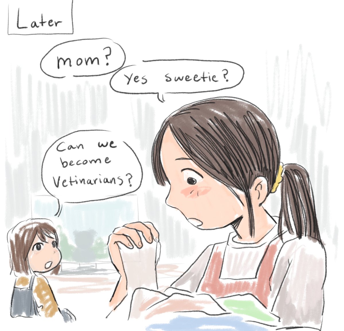 JSchumacherArt's tweet photo. a game of telephone from ages 5-30 https://t.co/kaYPZKa18V