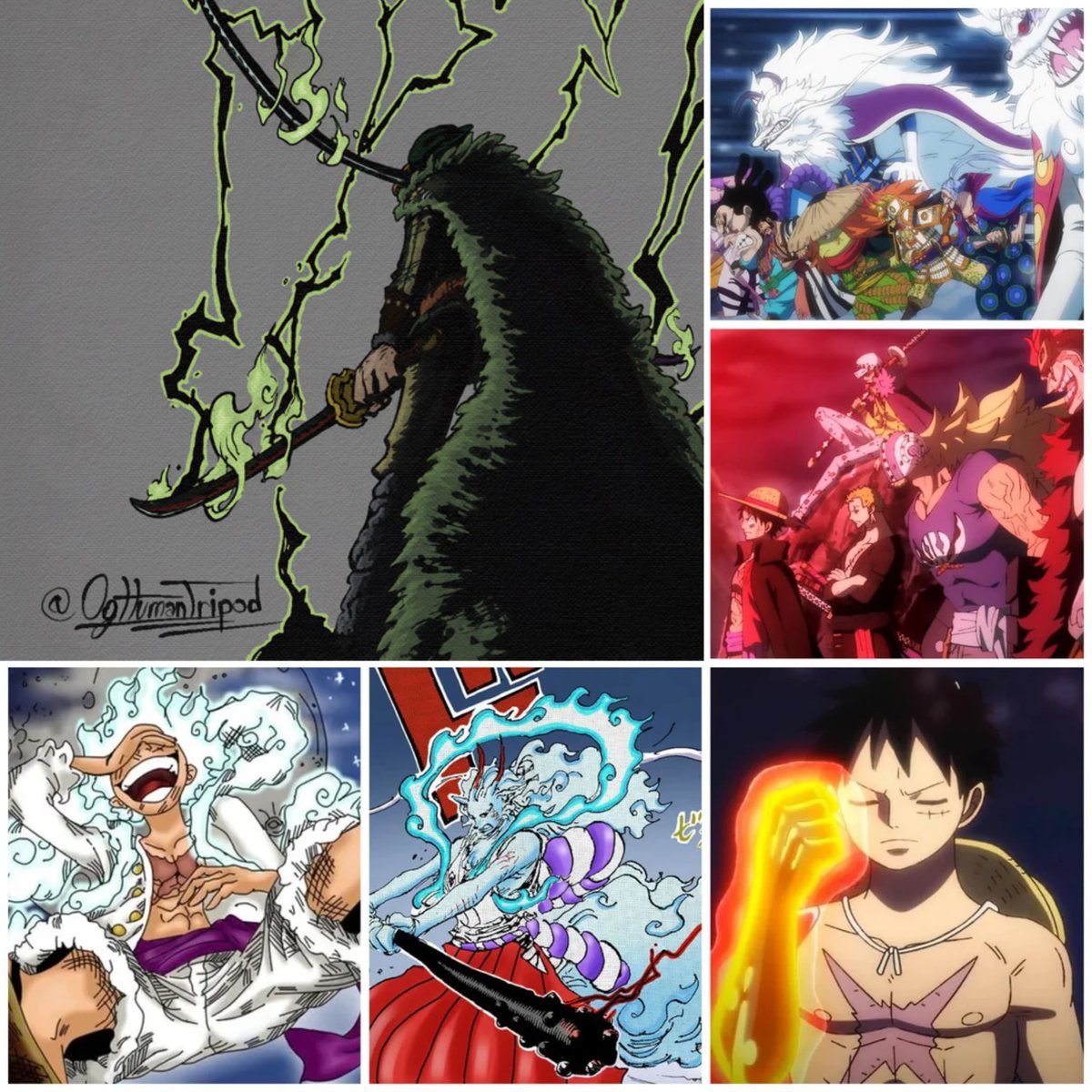 X_VIR3's tweet photo. If you put current Zoro in place of Kaido to face the gauntlet of Rooftop, he clears it✅ https://t.co/A90WSYUR5k