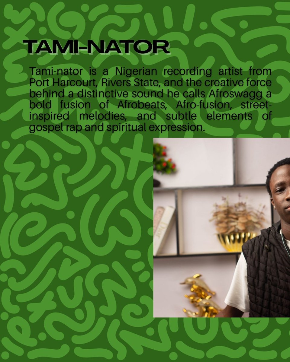 TheKAVE01's tweet photo. 🚨 JUNKYARD JUST GOT LOUDER.

TAMI-NATOR is pulling up. 🧨

No warnings. No holding back. Just raw energy, live performance, and a night built different.

📅 OCTOBER 16, 2026
🎟️ ₦2,000

Come see what happens when TAMI-NATOR enters the Yard. 🏚️🔥

#JunkyardExperience #TAMINATOR https://t.co/95cmj4BQ0r