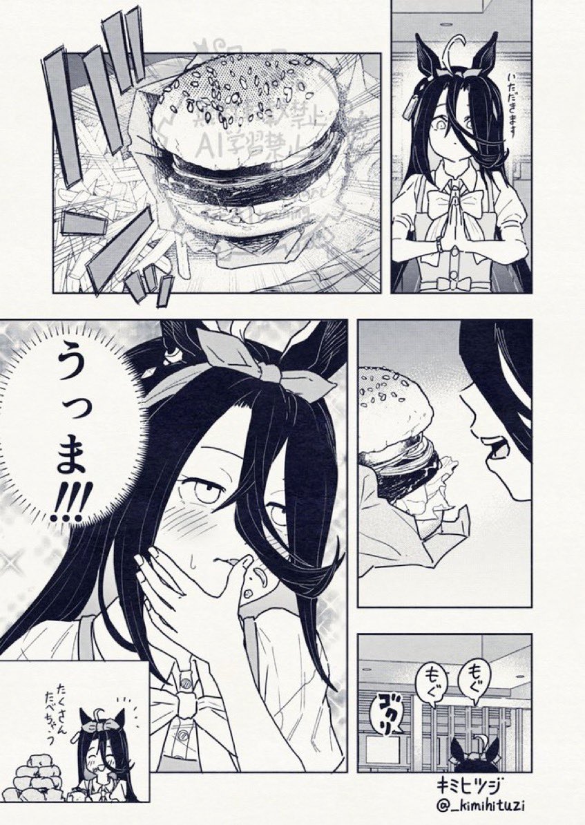 _kimihituzi's tweet photo. #今月描いた絵を晒そうㅤ いっぱい食べるカフェが好き https://t.co/gKioBdb4LS