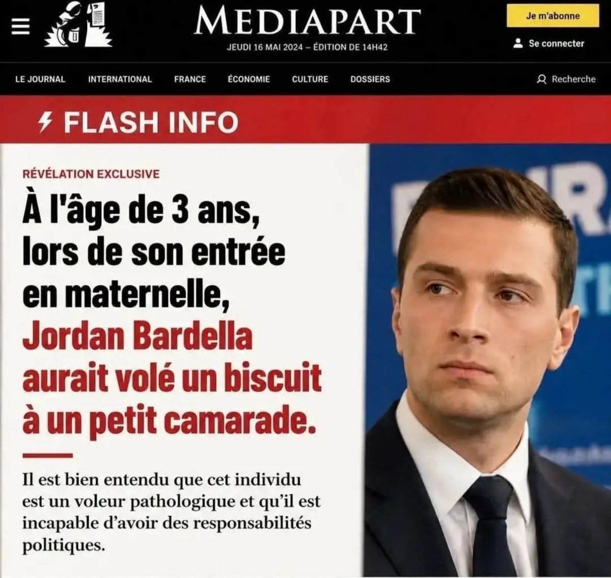 louloudemamina's tweet photo. MEDIAPART enquête 😜😜😜
- https://t.co/yFGRgofPU4