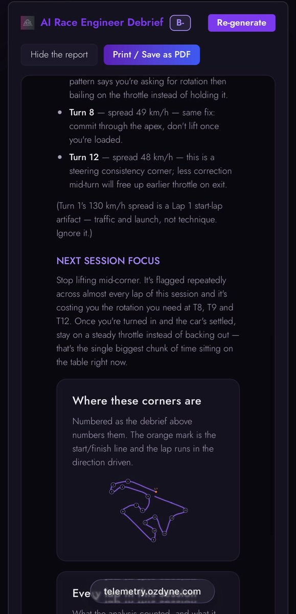 theapexinsights's tweet photo. Not sure where you are losing time? Find out after your session with you debrief!

Visit https://t.co/CJydKtnH0y to set up your free account!

#simracing https://t.co/YCJLBkj12s