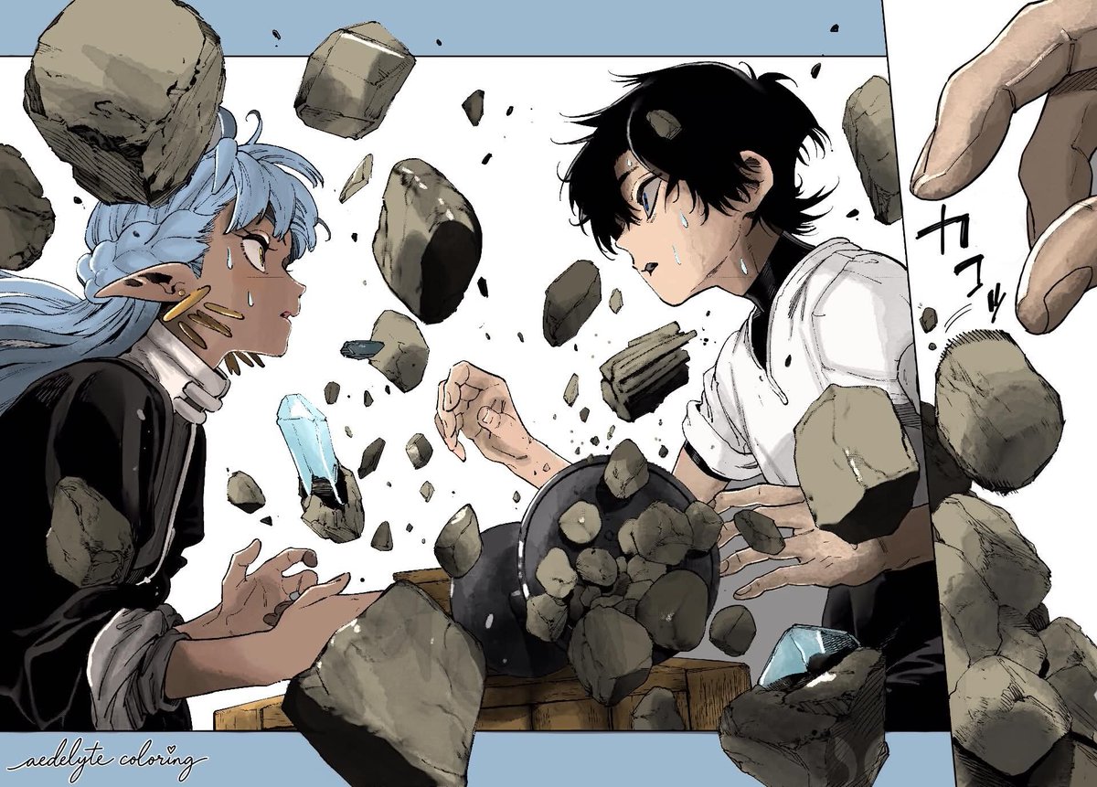 MangaCorp_'s tweet photo. [🧝‍♀️🇫🇷] Le chapitre 5 de The Journey of a Dark Elf with Fading Powers est désormais disponible en VF !

Bonne lecture, lien en bio !
Colo @eadelyte 

#manga #Amira #アミラ #TheJourneyofaDarkElfwithFadingPowers #魔力枯れのダークエルフ #MaryokuKarenoDarkElf https://t.co/HyE3xjCzE6