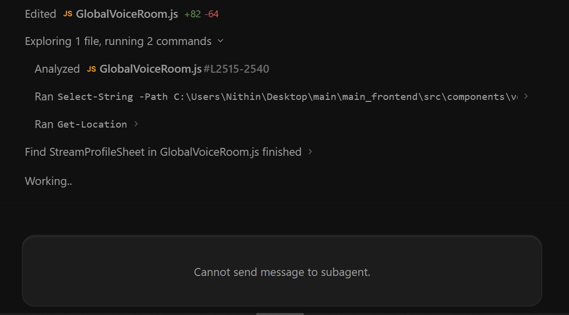 Nithin_C___'s tweet photo. why can't I send message to a subagent, what if its searching a wrong file https://t.co/5DMee1zylB