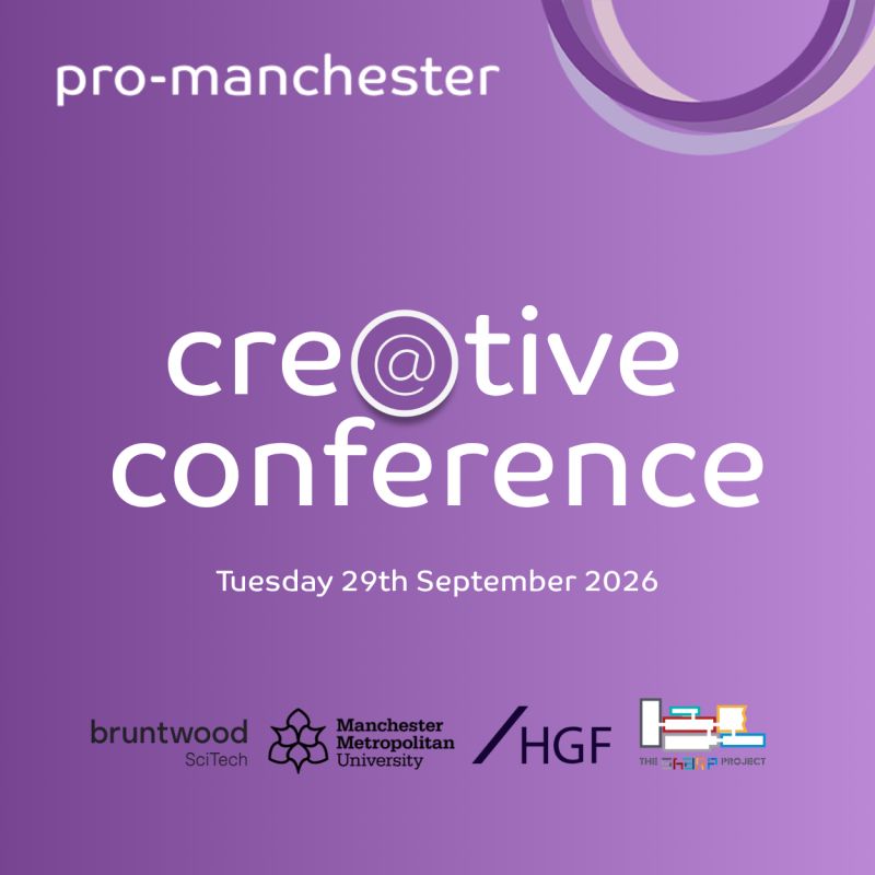 MMUApprentice's tweet photo. 🎨 We’re proud to sponsor Pro-Manchester Creative Conference 2026. 

👋 If you’re joining us, be sure to say hello. 

📅 Tuesday 29 September 2026 
📍 1 Circle Square, Manchester 
Book your tickets here: https://t.co/lQ2ggDWqsR https://t.co/Km45596lU0