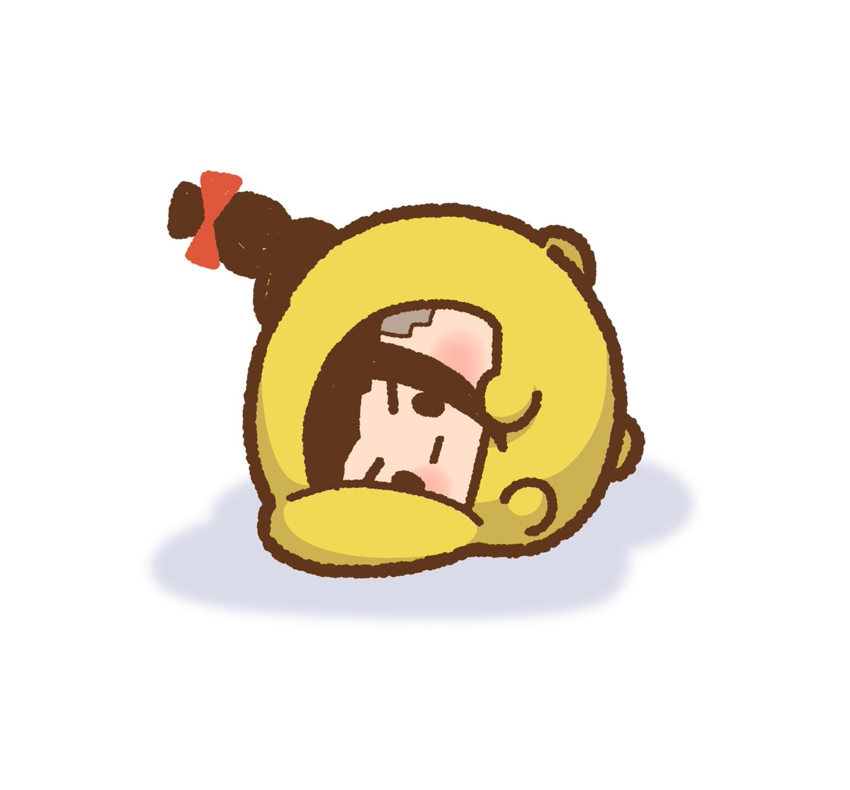 memeo1105's tweet photo. 朝、飼い主を起こしに来た時にずっこけたたぴちゃん https://t.co/YMgEAH2XwC