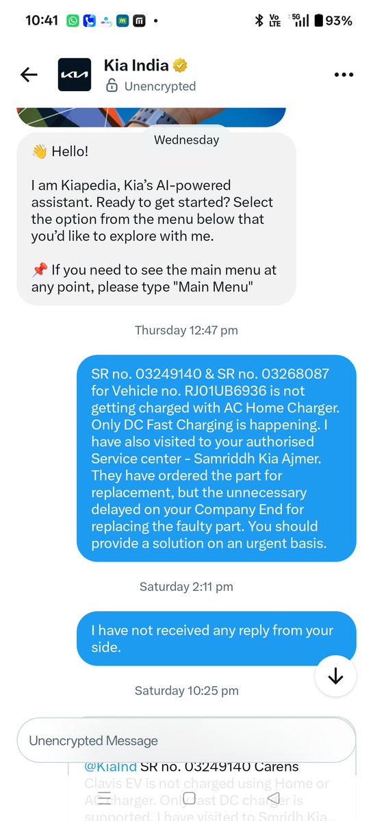 DevRajMaloo's tweet photo. #KiaInd you were busy in selling new cars and do not having a time for your customers. @KiaInd I have already DM you all the details and concern but you are neither listening nor responding. #KIA https://t.co/ogMe2ae9T5