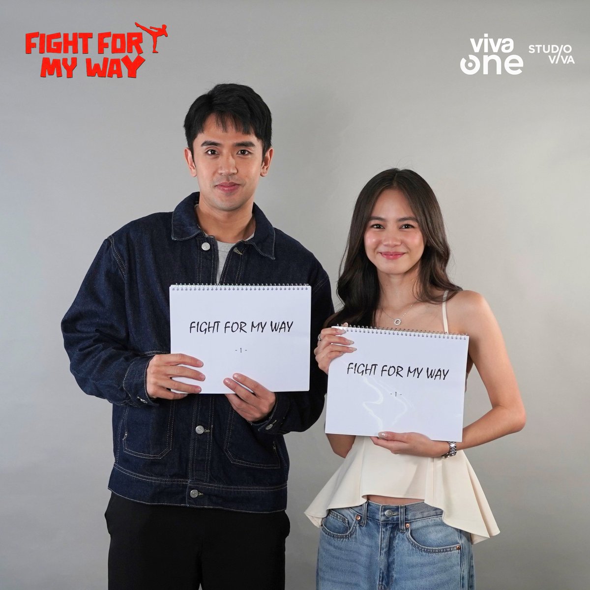 StudioVivaPH's tweet photo. It's AIRA &amp; HANZ!! They're ready to portray the characters of the TWO BICKERING FRIENDS AND DREAMERS!! 💞

Ashtine Olviga as Aira &amp; David Licauco as Hanz in the Korean Adaptation of FIGHT FOR MY WAY!!! 💛🥊

This November 20, only on Viva One.

#FightForMyWay
#FightForMyWayPH https://t.co/wjdTjhRLsd