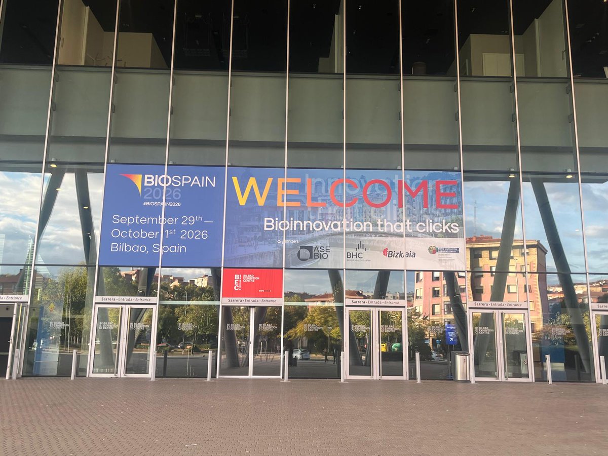 Sodenavarra's tweet photo. 🟢🧬 #BIOSPAIN2026 | Un año más, desde Sodena estamos en @BIOSPAIN_AseBio, el gran punto de encuentro de la biotecnología, que se celebra en Bilbao hasta el 1 de octubre. 

📍 ¡Acércate al stand 22/25 y hablamos!

#Biotech #Biotecnología #Salud #Startups #Innovación #S4Navarra https://t.co/1hWaDOD4P4