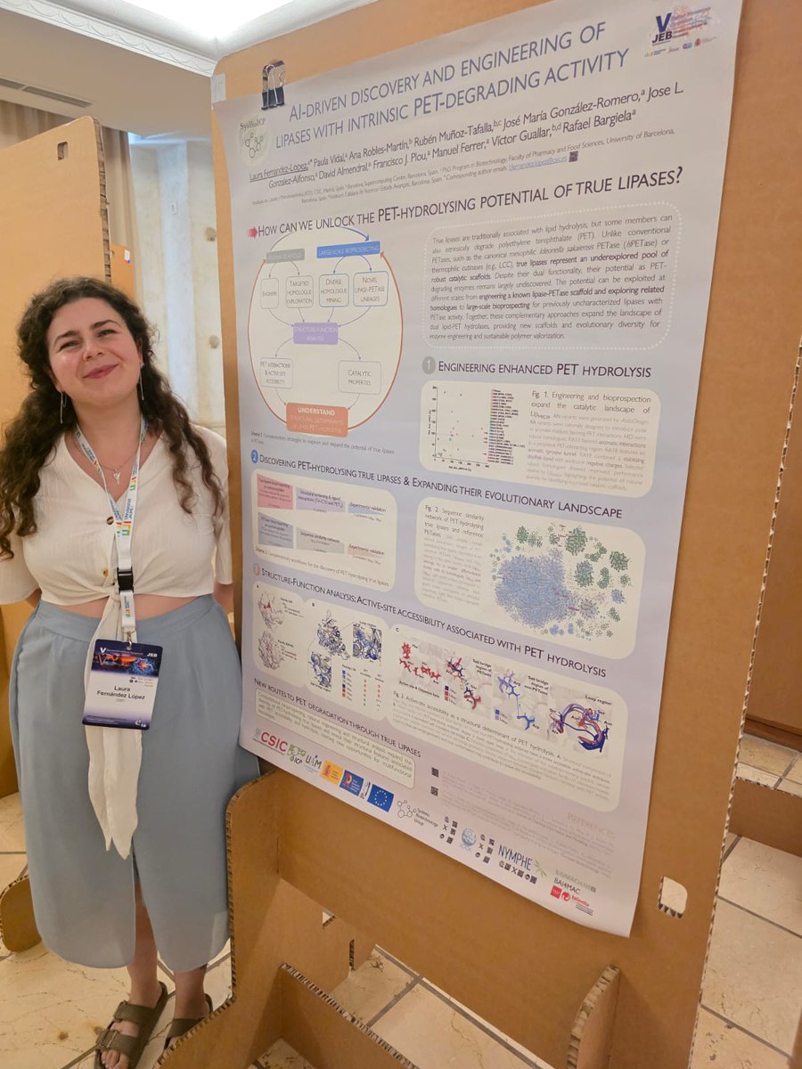 ICP_CSIC's tweet photo. El departamento de #Biocatálisis del #ICP_CSIC participó en las #JEB2026 los días 24 y 25 de septiembre en Benicàssim. 

Una amplia representación del Instituto presentó sus avances en el desarrollo, caracterización y aplicación de #biocatalizadores. 

¡Que la ciencia no pare! https://t.co/sZYejwhvJa