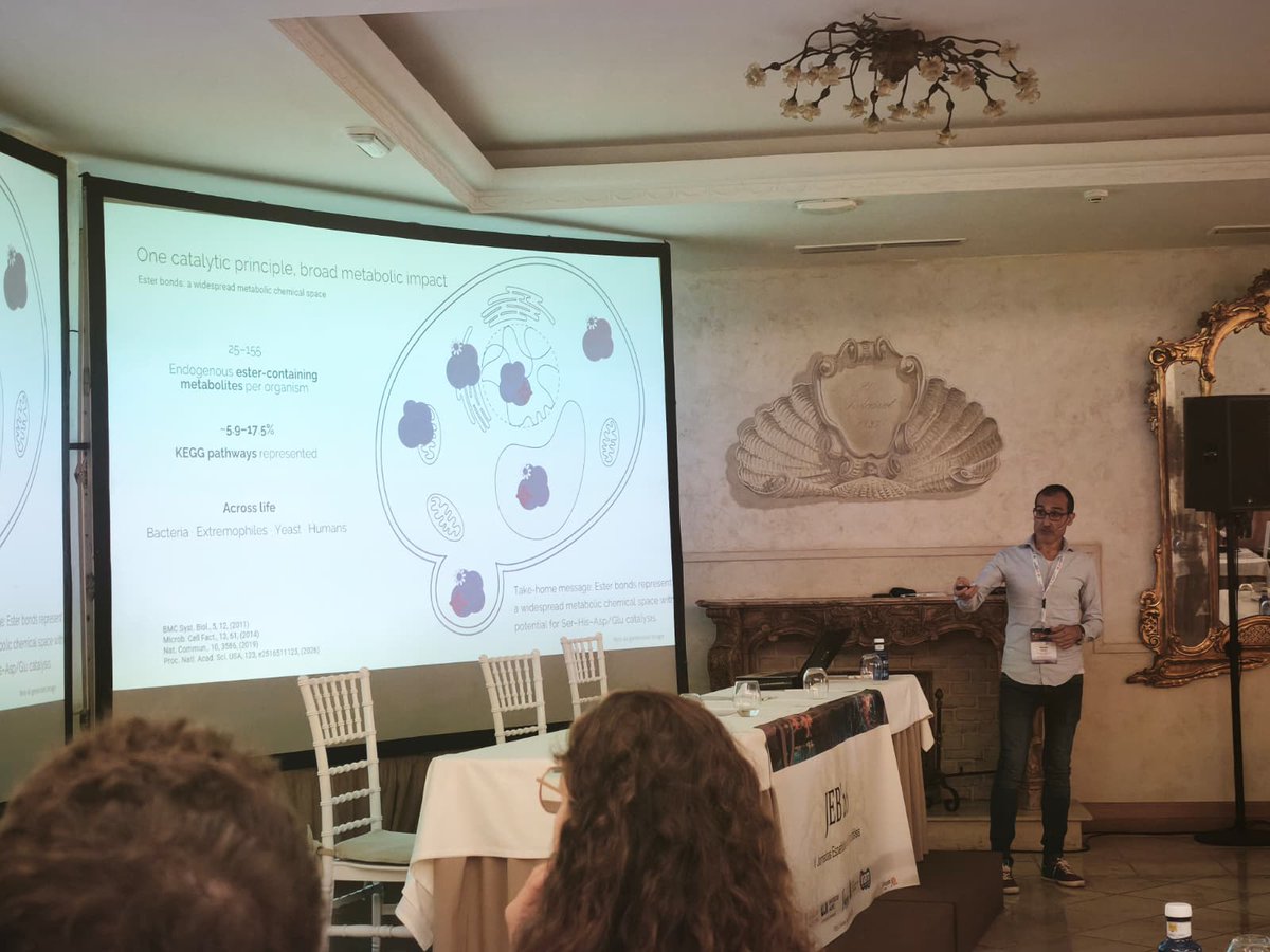 ICP_CSIC's tweet photo. El departamento de #Biocatálisis del #ICP_CSIC participó en las #JEB2026 los días 24 y 25 de septiembre en Benicàssim. 

Una amplia representación del Instituto presentó sus avances en el desarrollo, caracterización y aplicación de #biocatalizadores. 

¡Que la ciencia no pare! https://t.co/sZYejwhvJa