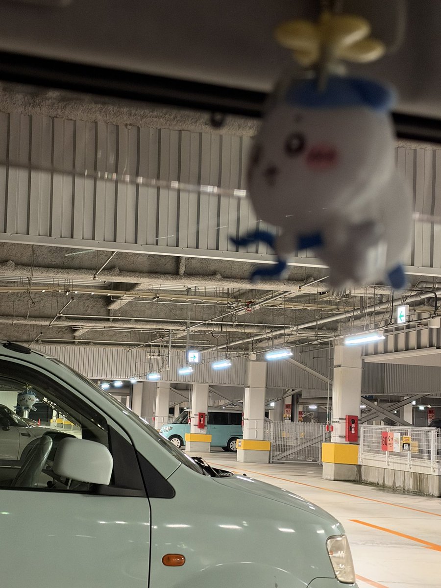 dxx3jp's tweet photo. 偶然にも駐車場で隣の車が同じような位置に討伐ハチワレくっつけてた https://t.co/5HuQAFXr8E