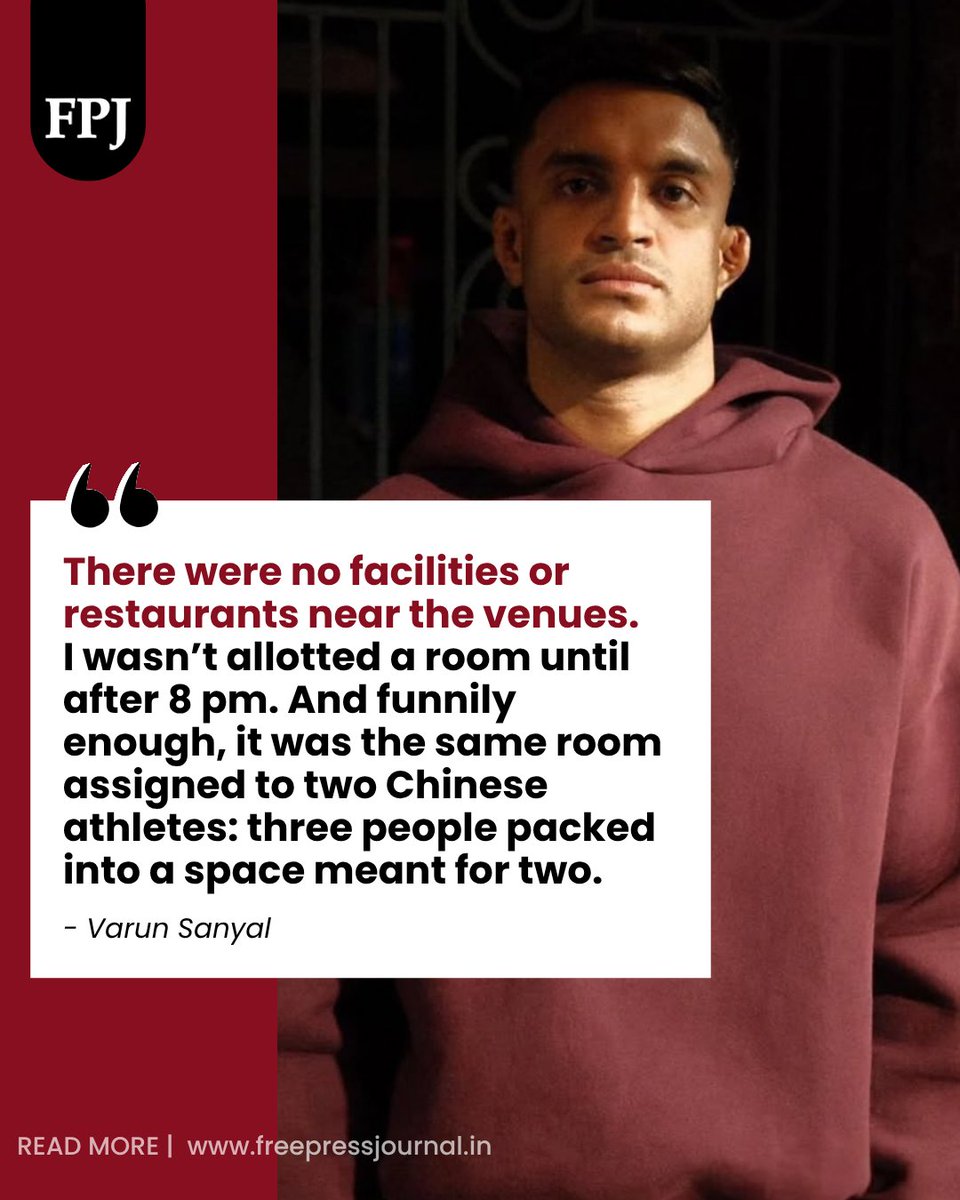 fpjindia's tweet photo. 🥊 Suchika Tariyal created history by winning India’s first MMA medal at the Asian Games, but behind the bronze was a campaign marred by alleged administrative lapses that left her and fellow fighter Varun Sanyal without regular access to their coaches and forced them to manage crucial weight cuts largely on their own.

👉For Sanyal, the ordeal ended before he could enter the ring. The 27-year-old collapsed while cutting weight alone and was subsequently declared medically unfit.

👉Speaking exclusively to The Free Press Journal, Sanyal detailed a troubled campaign in Aichi-Nagoya that he said involved a 30-hour journey, accreditation problems, coaches being denied access to the athletes and the difficulties of preparing for competition without adequate support.

Read the exclusive interview by @sreeemenon on The Free Press Journal.
🔗 https://t.co/uRfJOFnLCf

#AsianGames2026 #Boxing #VarunSanyal #India #Japan @varunsanyal @sreehariimenon