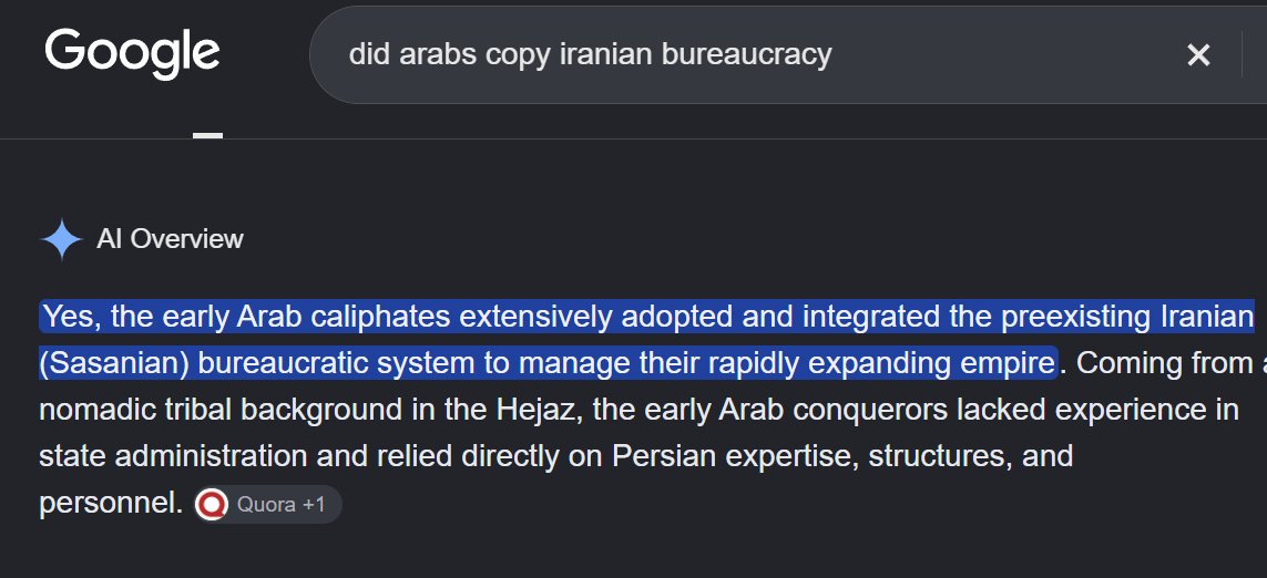 JuckFewsBOS's tweet photo. @symolp_enjoy @Moongesh @bot3476521967 The audacity of a Saudi calling a Persian "Barbarian" while his scholarly tradition came from Persians, the grammar of his own language was formalized by Persians, and his ancestors relied on Persian bureaucrats to administer their lands because they were primitive nomads. 😂 https://t.co/X7pfVFAlWn