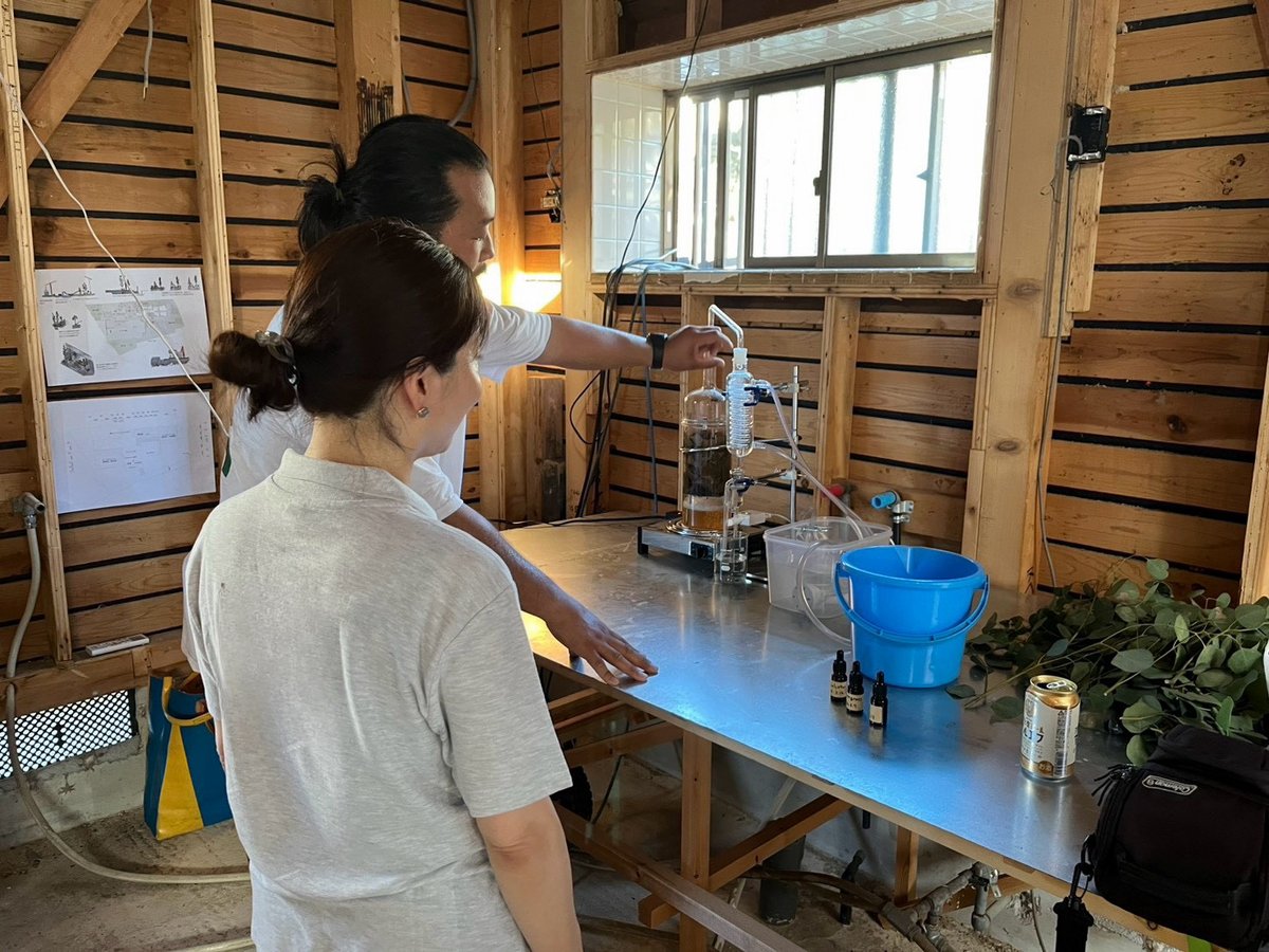 ikedashichou24's tweet photo. 本市、東山地域で長年、植木生産を基盤に植物の生産から造園、施工、メンテナンスまで一貫して手がけられ、本市の健康寿命延伸プログラムでもご尽力いただいている緑向ガーデンさん。その緑向ガーデンさんの新拠点の構想が進みつつあるということで谷向さんにご案内いただきました。(1/3) https://t.co/7IKZfc36lK