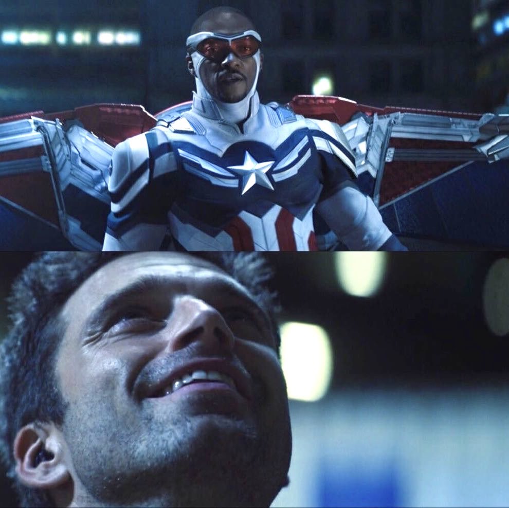 wingsnmetal's tweet photo. something so insane about bucky falling in love with a man who has wings because how do you know when you’ve finished falling when loving him only ever takes you higher https://t.co/CQ3TR8PJjg