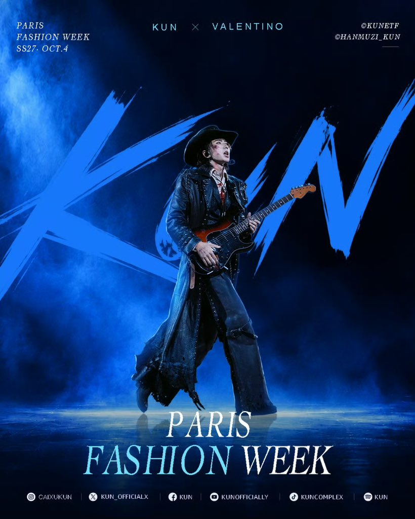 k484639004's tweet photo. We anticipate Chinese artist KUN’s upcoming Paris Fashion Week journey.

KUN for Valentino in paris
#KUN #valentino #KUNxValentinoSS27 #ValentinoSS27
@kun_officialx @MaisonValentino https://t.co/9h3WRRSS1h