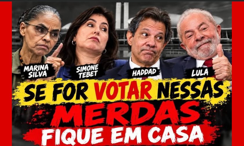 Vicente1179394's tweet photo. @mdg_013 #ForaLula
#ForaSimoneTebet
#ForaHaddad
#ForaPT
#ForaMarina https://t.co/dO4ehu6puW