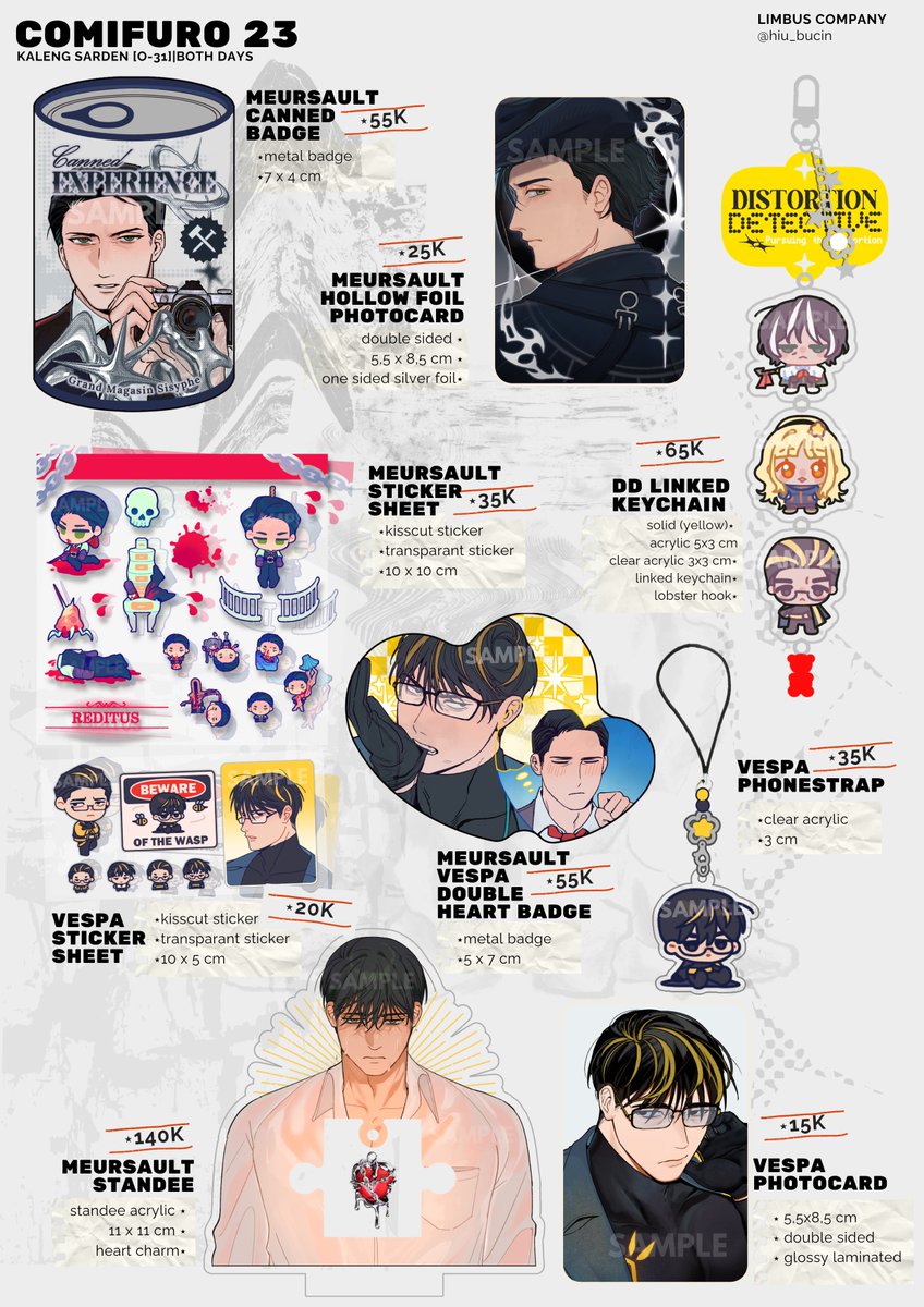 hiu_bucin's tweet photo. ✨PRE-ORDER COMIFURO 23 
⭐Limbus Company
🐟Booth Kaleng Sarden  [O-31] 
🗓 29 September - 06 October 2026 
🔗Link in Reply! 

#comifuro #comifuro23 #cf23catalogue https://t.co/DlODbdebZT