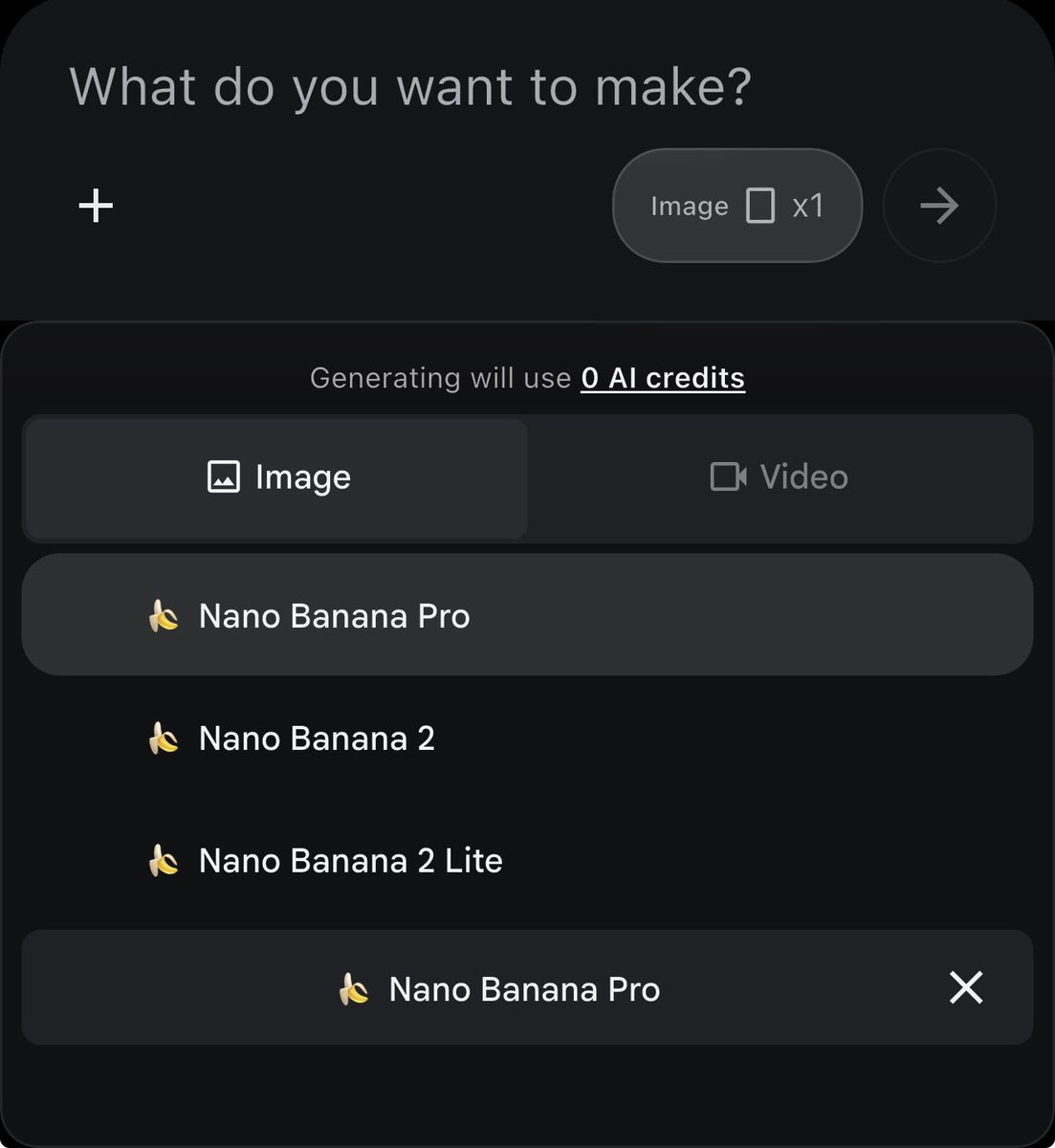 niceguysash's tweet photo. The new Google Flow app doesn't charge any credits for generating images with Nano Banana Pro, and it allows you to select the image model 

its out on iOS Appstore now too https://t.co/3DsuQPjvtI