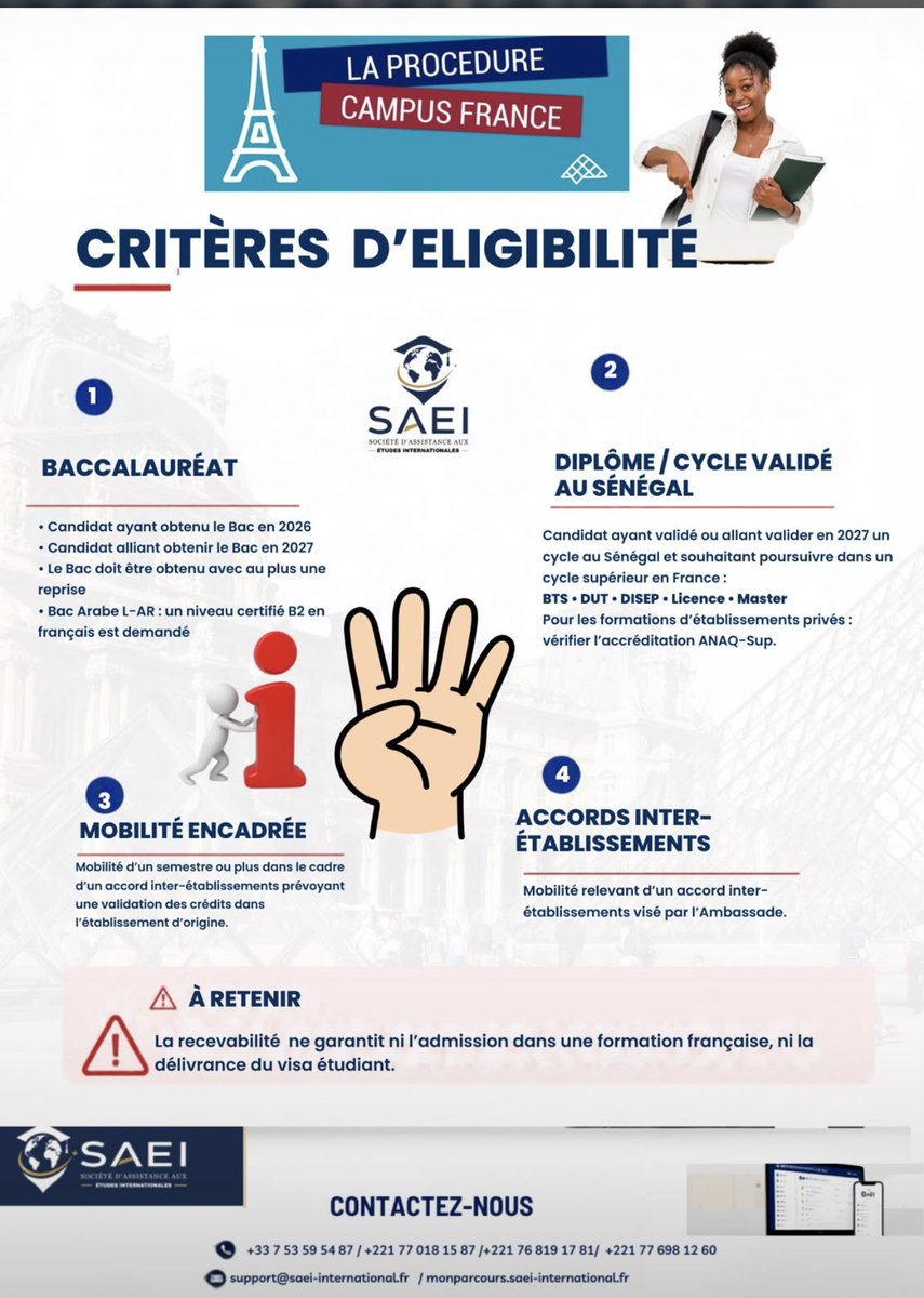 gueye_zamal's tweet photo. Les criteres 2027 ( Campus France) https://t.co/fVhkYVTXp7