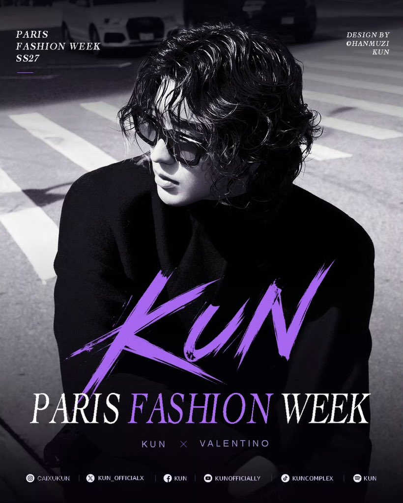 k484639004's tweet photo. C-Pop leader KUN will bring oriental artistry to Paris.

KUN for Valentino in paris
#KUN #valentino #KUNxValentinoSS27 #ValentinoSS27
@kun_officialx @MaisonValentino https://t.co/CpbEfsmukh