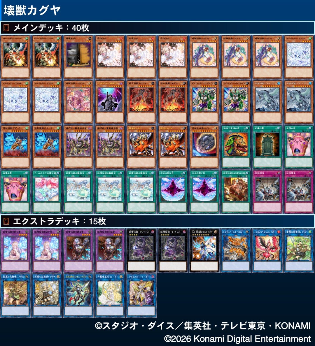 black_manasan66's tweet photo. マスターデュエル
ランクマSeason57
壊獣カグヤでマスター1到達！ https://t.co/7ketdBl0wP