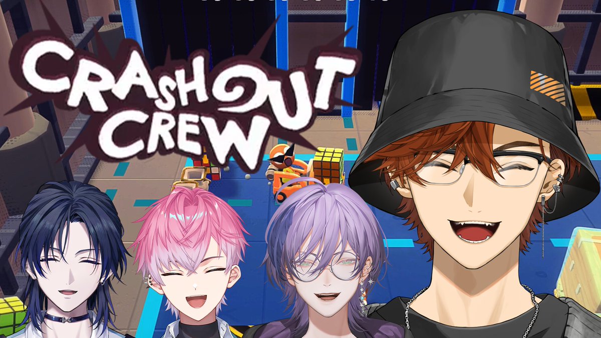 Kitami_Coolguy's tweet photo. 【Crashout Crew】倉庫で働きまくりWithネス、れお、ばっさー【北見遊征/にじさんじ】 https://t.co/cD2kB4sYBE @YouTubeより 
21時からこちらです！！ https://t.co/kPoAglXrto