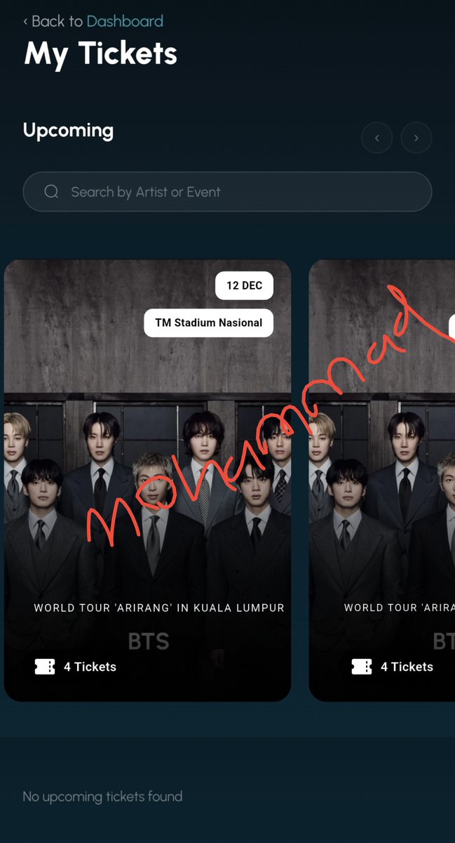 mohammadEzlan's tweet photo. 💜 BTS ARIRANG IN KL – VIP SOUNDCHECK TICKET AVAILABLE! 💜 

🚨 ONLY 2 TICKETS  REMAINING! 🚨 

🎟 VIP Soundcheck

 📅 Day 2 – 13 December 2026 (Sunday) 

💰 RM1,325 

✅ Single-ticket purchase accepted 

✅ Day 1 SOLD OUT! ❌ Please enquire for Day 2 only. 

🌍 International fans are welcome! We can assist overseas buyers with a smooth and secure purchase. 

🏨 We can also assist with hotel bookings in Kuala Lumpur for you

🇲🇾 Cepat! Jangan tunggu lagi—siapa cepat, dia dapat!
 💜

#Bts #BTS_WORLDTOUR_ARİRANG #Btsinkl #btsarmy #WTS