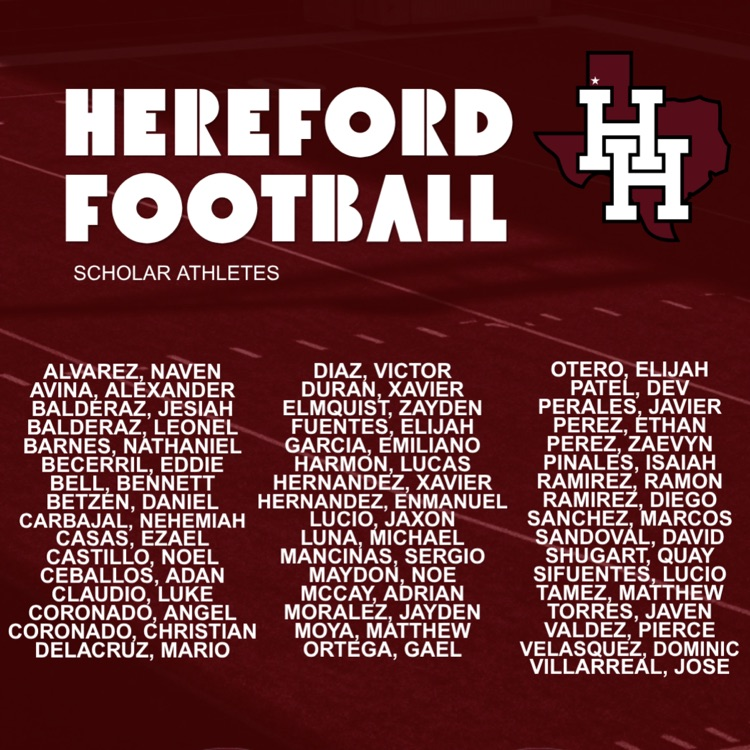 HISD_Sports's tweet photo. Great job in the classroom! #HerdONE @HerefordHerdFB
@hisd_sports | @TMobile | #FN5GL | #Entry https://t.co/drdnecG96f