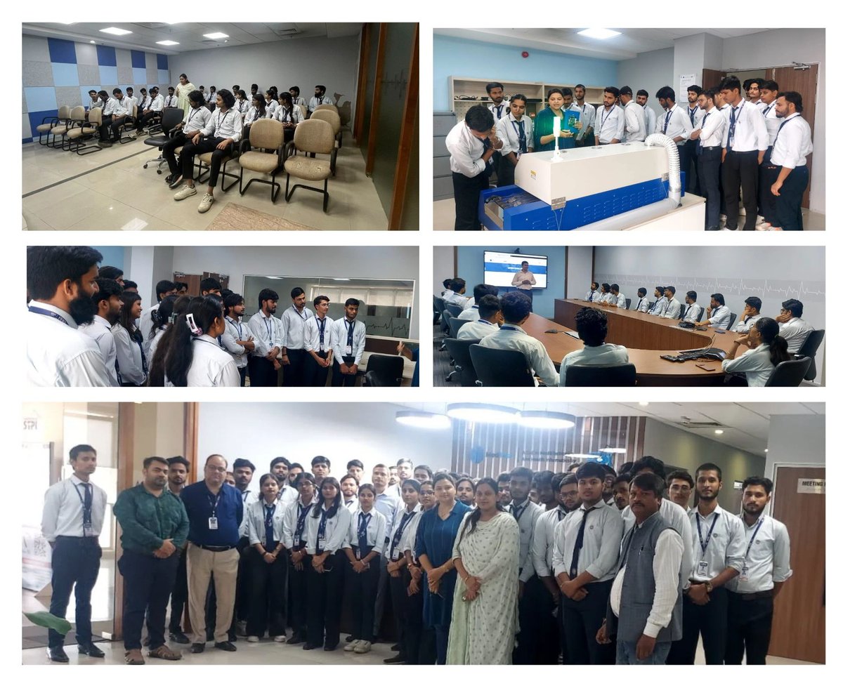 MedTechCoE's tweet photo. 🎓 Students from SR Group of Institutions, Lucknow visited STPI-MedTech CoE, Lucknow to explore the MedTech #ecosystem, healthcare innovation, and OCP 7.0 – NIRMAAN #opportunities.
#STPIMedTech #MedTech #OCP7
@stpiindia @arvindtw https://t.co/EBTf0LXuuA
