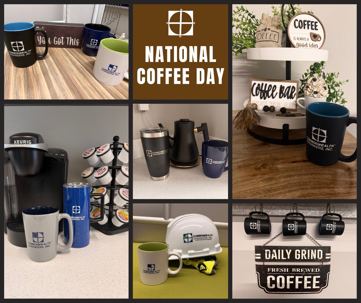 CommonwealthEng's tweet photo. Today’s forecast: 100% chance of coffee! #ButFirstCoffee #CoffeeBreak https://t.co/9AEDviDhag