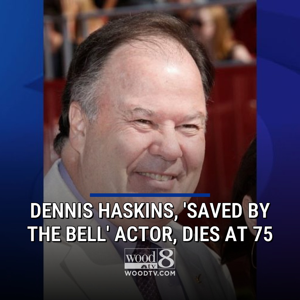 WOODTV's tweet photo. Dennis Haskins, the actor known for playing Principal Richard Belding in the popular sitcom “Saved by the Bell,” has died. He was 75 years old. 

https://t.co/jSHOCpLtkN https://t.co/53tGohzmAq