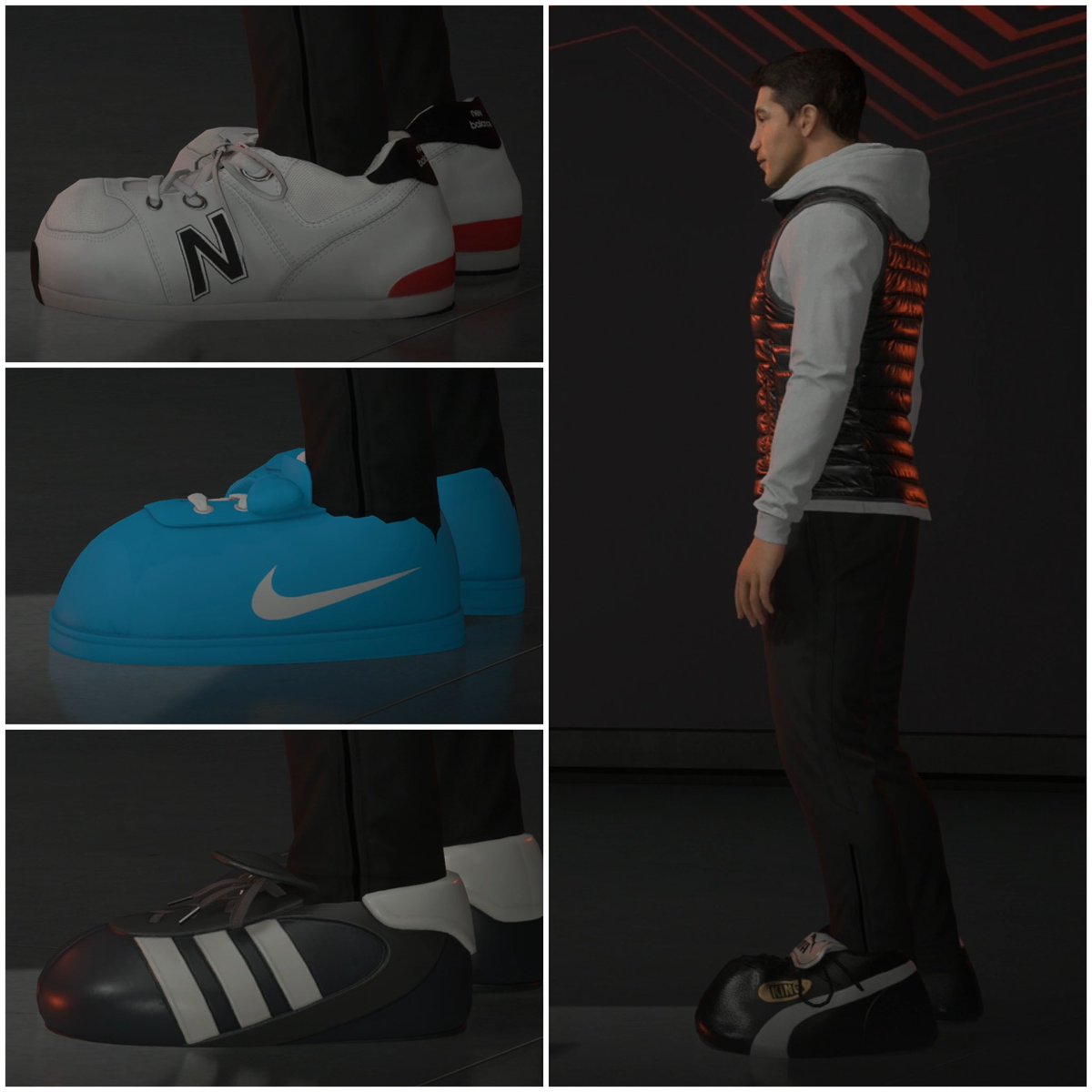 FCGems_'s tweet photo. Loving the oversized branded shoes in #FC27 🤣 https://t.co/kd83RozKCH