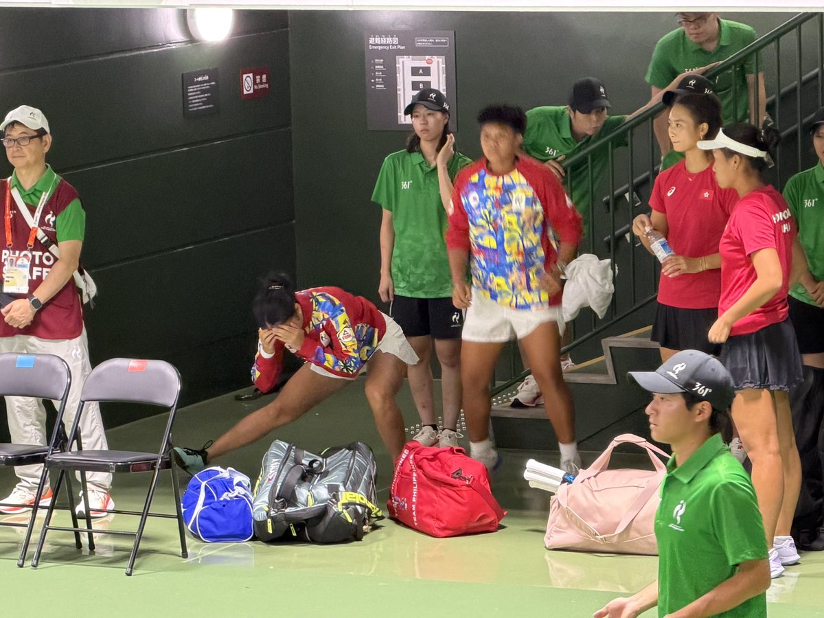 DYANCASTILLEJO's tweet photo. Ready to go 1st Rd Doubles Eala/Shaira vs HKG 8.25 pm Nagoya Time https://t.co/iX6vcBgkGj