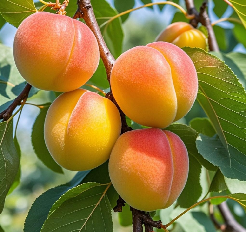 wff0p's tweet photo. [Look at this sweet fresh apricot! Its soft flesh makes you want to take a bite right away~]， https://t.co/fE3RKsUCAc