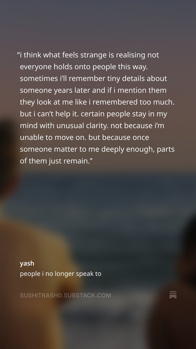 itshaniad's tweet photo. with enough time, the reasons you stopped talking start to feel trivial. they became such a normal part of your routine that you never imagined there would be a version of your life without them in it.

https://t.co/xOaFuEsofc https://t.co/eJnbiPL0eQ