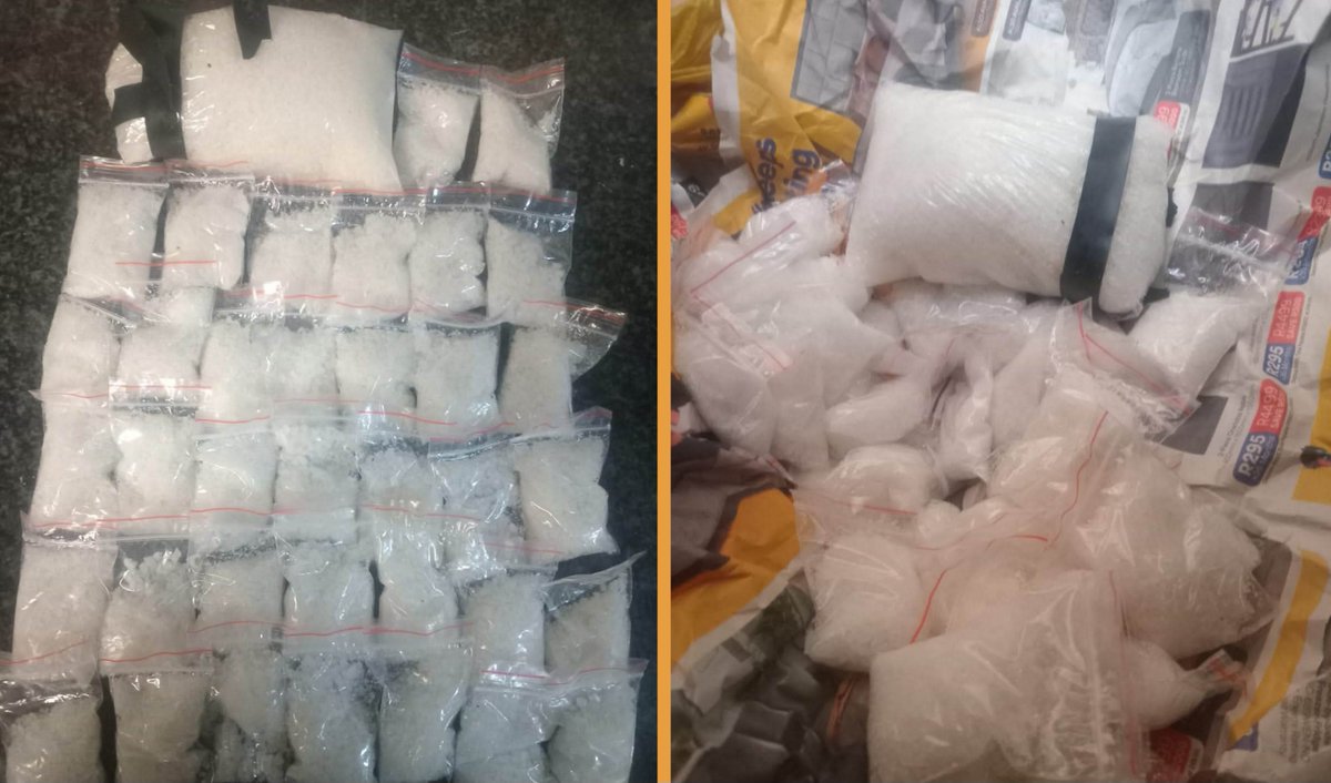 TheTruthPanther's tweet photo. Ethiopian And Malawian Nationals Arrested After Diepsloot Police Raid Spaza Shop And Seize Crystal Meth Worth Over R500,000

Diepsloot SAPS Crime Prevention Unit members seized approximately 2kg of Crystal Meth during an ad hoc operation at Diepsloot informal settlement on Monday, 28 September 2026. The operation followed information about the suspected storage and distribution of illegal narcotics at a spaza shop in the area.

The information was received from a registered informant, who indicated that a known target was expected to receive a consignment of Crystal Meth weighing about 3kg, with an estimated street value of more than R700,000. The drugs were allegedly intended for distribution and sale in the surrounding area.

Acting on the information, Diepsloot SAPS CPU members promptly responded and conducted a search at the identified spaza shop. During the operation, police seized approximately 2kg of Crystal Meth, estimated to have a street value of more than R500,000. The known target fled the scene before police could make an arrest.

Two suspects, identified as Ethiopian and Malawian nationals, were subsequently arrested in connection with the suspected possession and distribution of illegal narcotics. The suspects are expected to appear before court on charges relating to the possession and distribution of illegal narcotics.