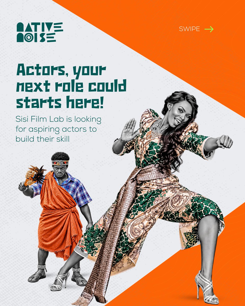 NativeNoiseHQ's tweet photo. Want to build your acting skills through practical training?

Sisi Film Lab’s 2026 Acting Workshop is giving aspiring and emerging actors a chance to learn, practice and receive feedback from experienced professionals.

You don’t need professional acting experience to apply. Your work sample can be a film or TV performance, theatre performance, self-tape, monologue or other relevant performing-arts work.

The training is non-residential, and selected participants will be expected to commit to the full programme.

📷 Application deadline: 5 October 2026
📷 Full details + application:
 Sisi Film Lab Acting Workshop 2026
#NativeNoise #CreatorOpportunities #SisiFilmLab #UgandaActors