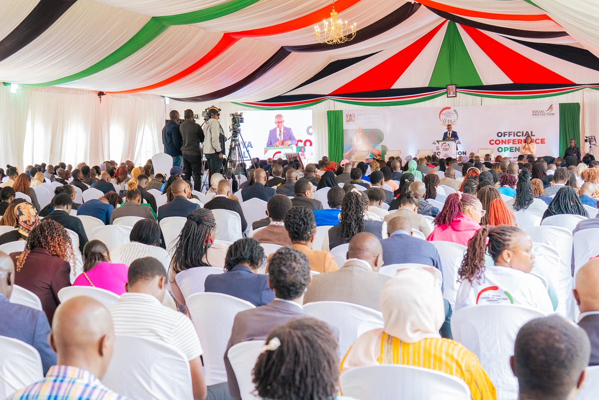 SP_Kenya's tweet photo. 1/4 The 4th Kenya Social Protection Conference commenced today at the Kenya School of Government, Kabete, with the Cabinet Secretary, Ministry of Labour and Social Protection, @DrAlfredMutua officially opening the three-day conference. https://t.co/lYWcod7mTE