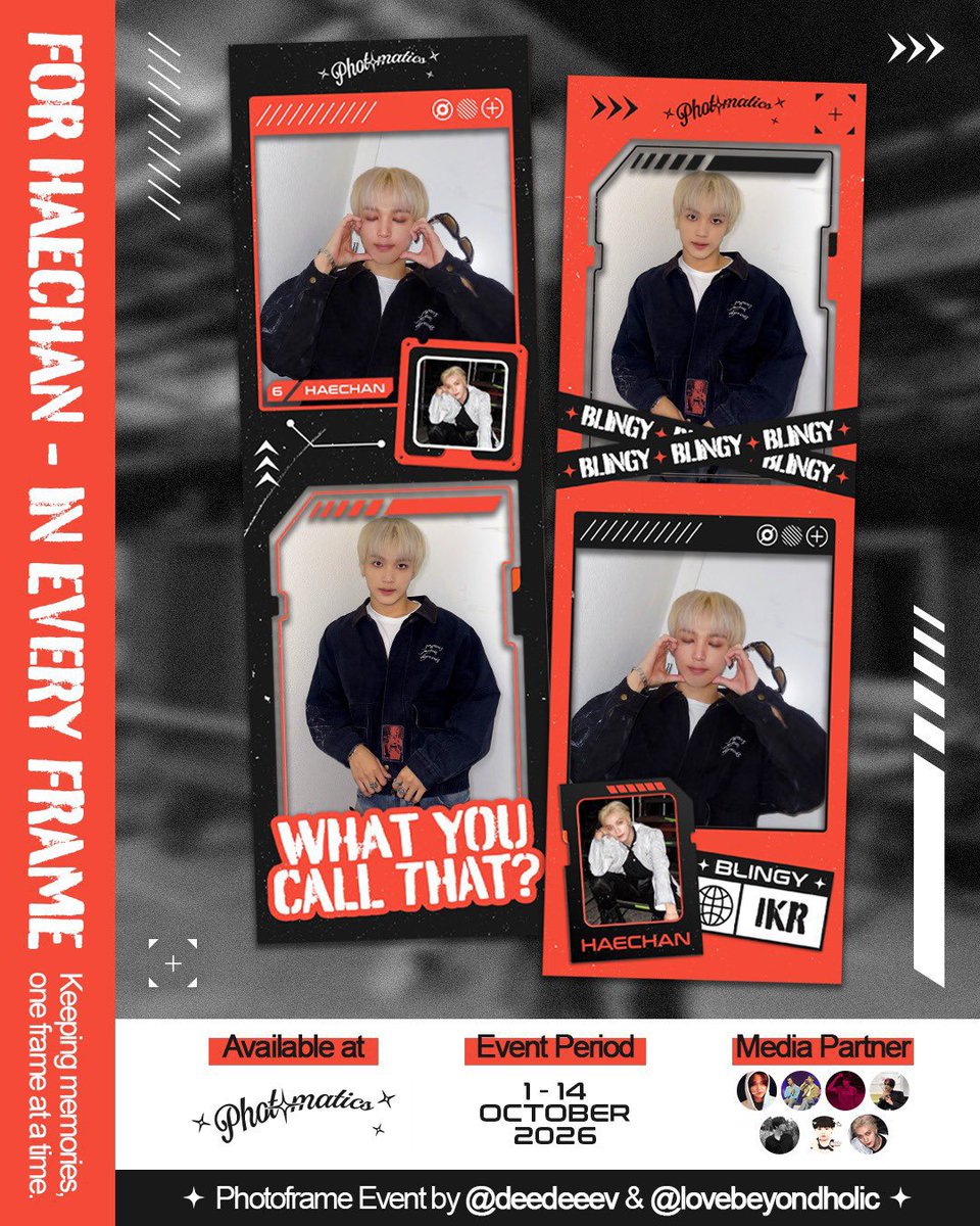 haechiekicik's tweet photo. 𝐅𝐎𝐑 𝐇𝐀𝐄𝐂𝐇𝐀𝐍 — 𝐈𝐍 𝐄𝐕𝐄𝐑𝐘 𝐅𝐑𝐀𝐌𝐄
Keeping memories, one frame at a time ♡
photoframe by @deedeeev x @lovebeyondholic
📍 Photomatics
🗓️ 1-14 Oktober 2026
Come capture a moment with HAECHAN and make it a memory to keep. 🍀
#ForHAECHAN #InEveryFrame https://t.co/xwoMvnpISn