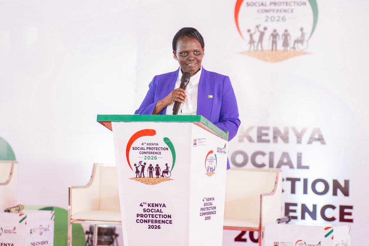 SP_Kenya's tweet photo. 2/4 The Conference brings together government, development partners, researchers, civil society, the private sector and other stakeholders to reflect on progress, address emerging vulnerabilities and strengthen social protection systems for inclusive and resilient development. https://t.co/9NPzuSKrrY